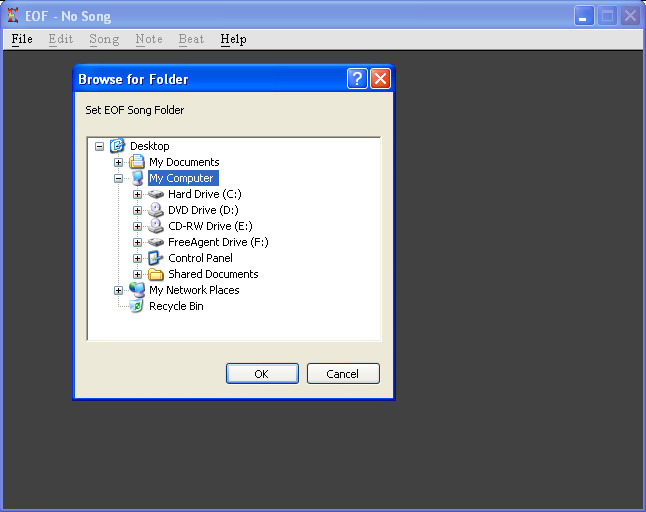 Song Folder Browser